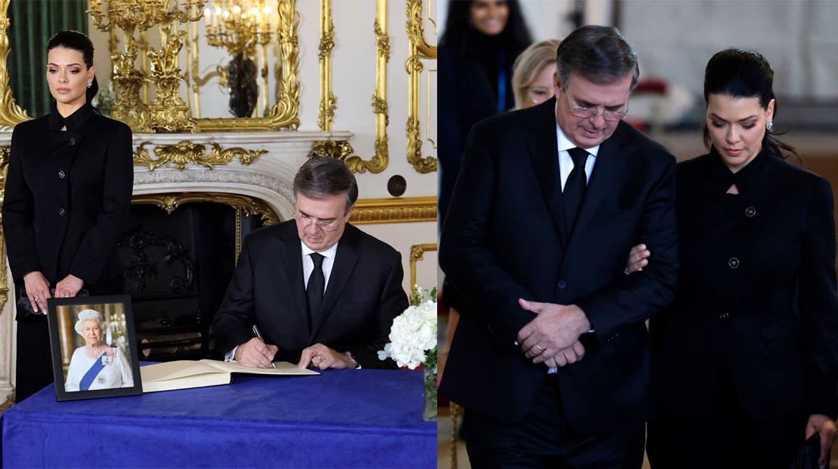 Marcelo Ebrard Firma El Libro De Condolencias Previo Al Funeral De La Reina