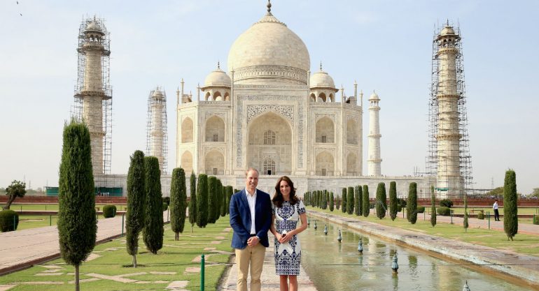 Así fue la visita de los Duques de Cambridge al Taj Mahal