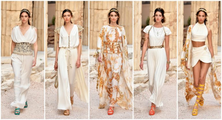 Chanel revive la antigua Grecia en pasarela
