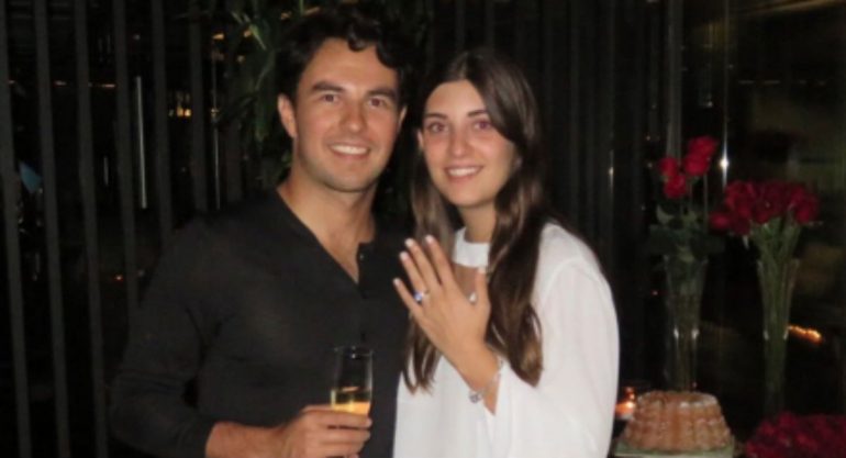 Checo Pérez y Carola Martínez ya tienen fecha de boda ...