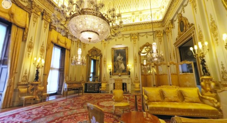Conoce el interior del Palacio de Buckingham