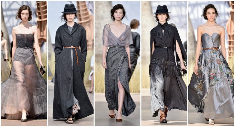 Dior apuesta a los grises en su colección de Haute Couture