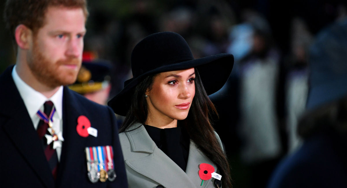 El príncipe Harry y Meghan Markle asisten al Día de Anzac