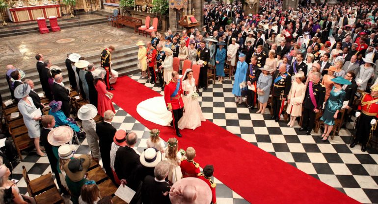 El protocolo de la boda real