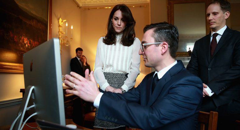 Kate Middleton se convierte en periodista