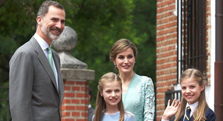 La primera comunión de la infanta Sofía