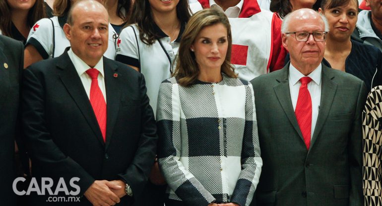 La reina Letizia visita la Cruz Roja Mexicana