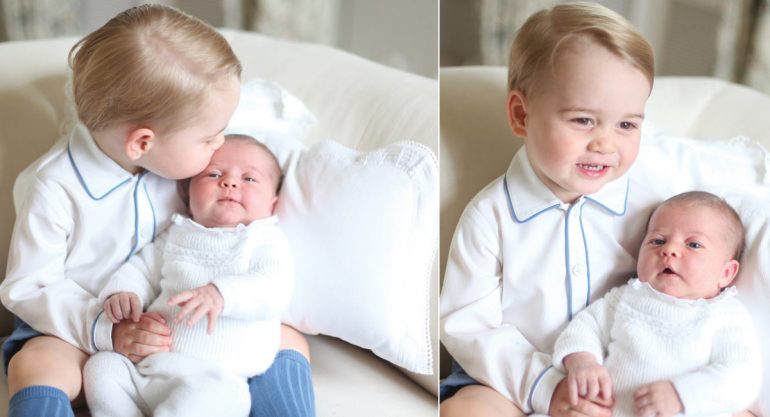 Las fotos más tiernas de la princesa Charlotte y el príncipe George