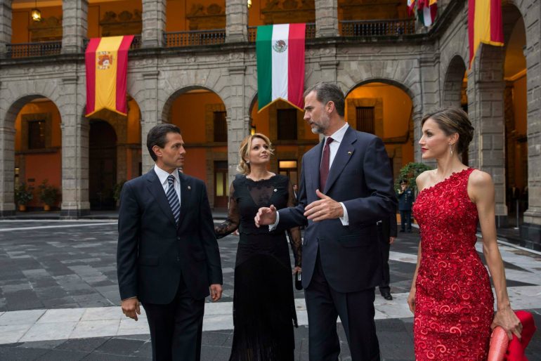 Los Reyes de EspaÃ±a en Palacio Nacional