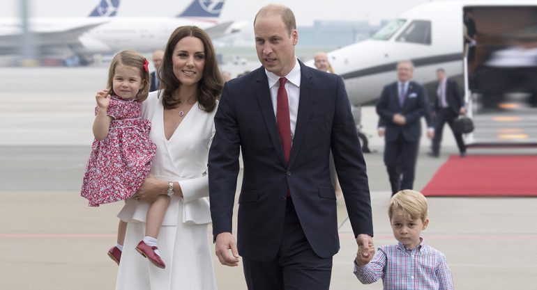 Los momentos adorables de los príncipes George y Charlotte en Polonia