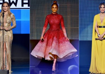 Los outfits de JLo en los AMA 2015