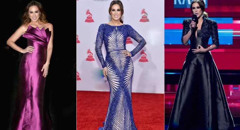 Los outfits de Jacky Bracamontes en la noche de los Latin Grammy