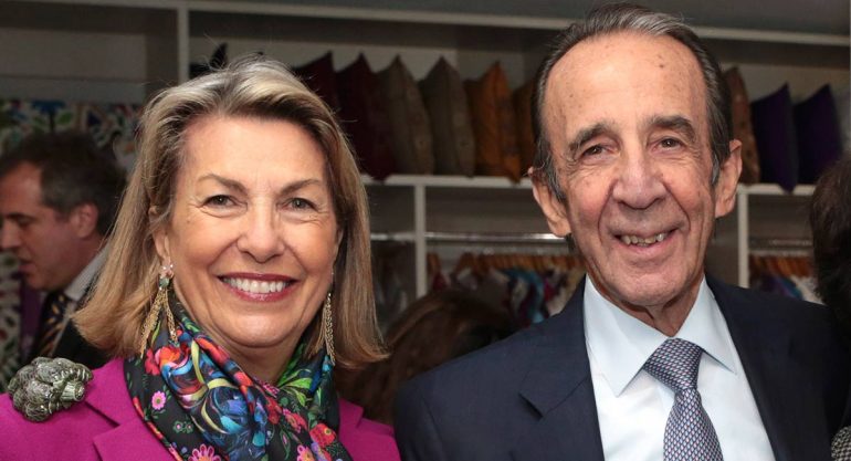 Marie Thérèse y Manuel Arango en la inauguración del MAP Polanco