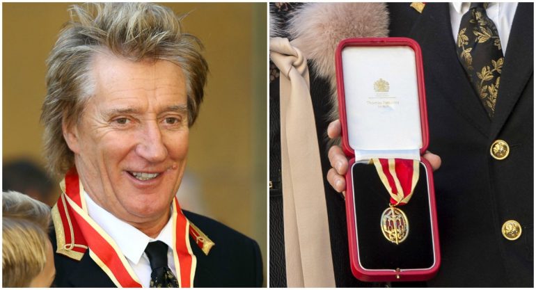 Príncipe William nombra Sir a Rod Stewart