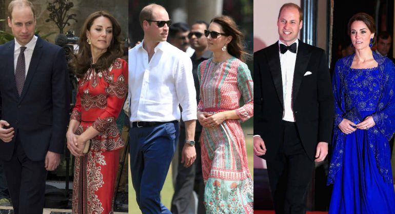 Primer día de los Duques de Cambridge en la India