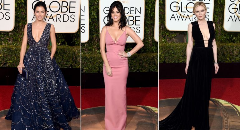 Reveladores escotes en los Golden Globes 2016