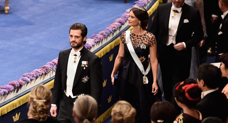 Sofia Hellqvist impresionó a todos en la entrega del Premio Nobel