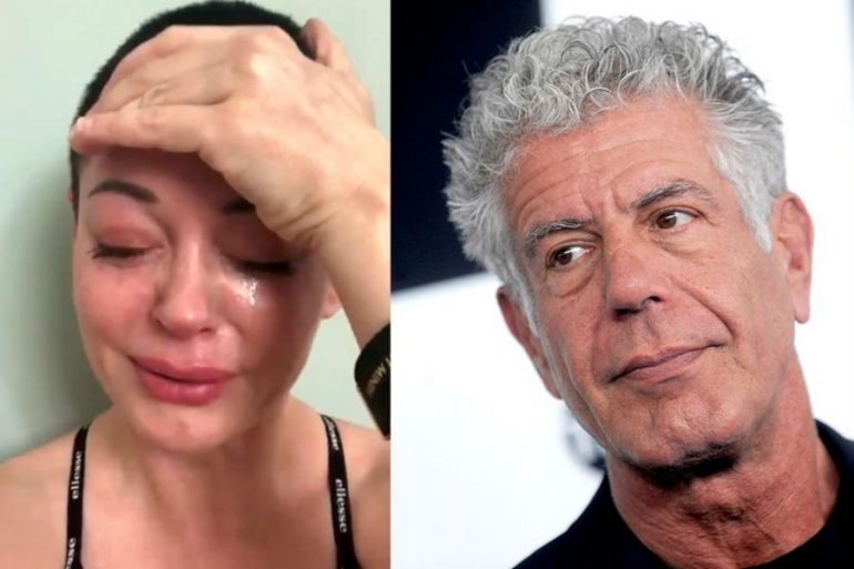 Rose McGowan anthony bourdain