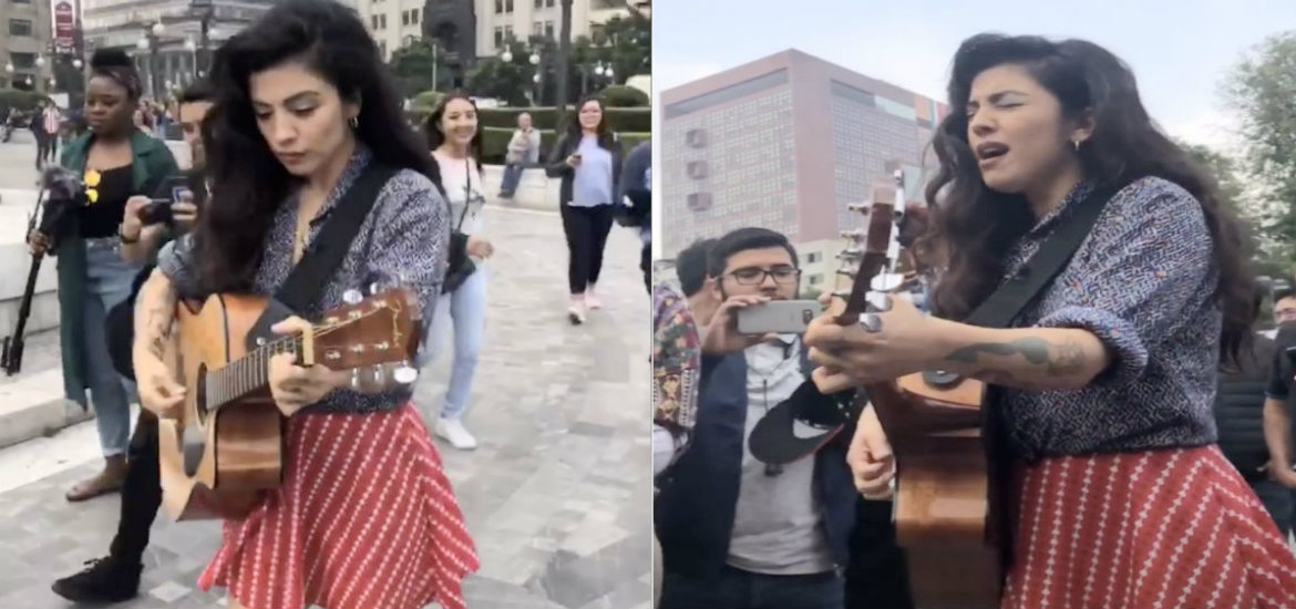 Mon Laferte Presento Su Nuevo Sencillo En Las Calles De La Ciudad De Mexico Revista Caras