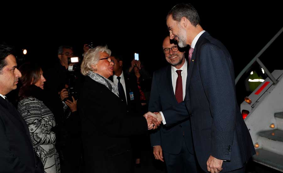 La bienvenida al rey Felipe VI