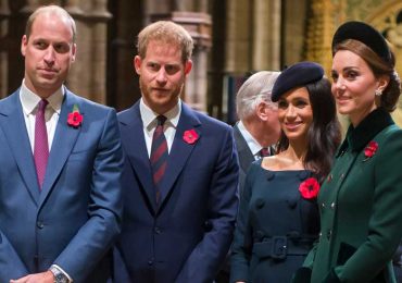 los duques de Cambridge y Sussex