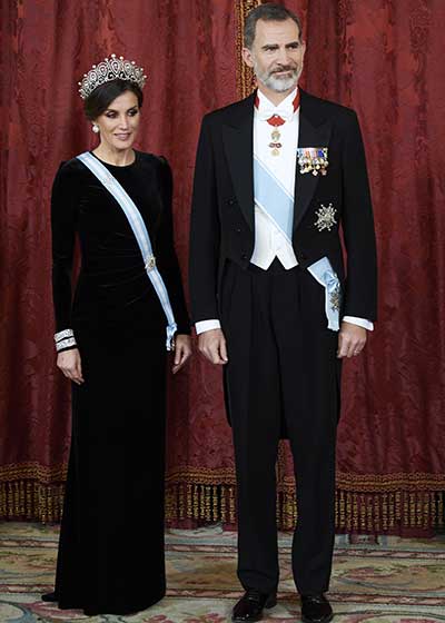 La reina Letizia y el rey Felipe