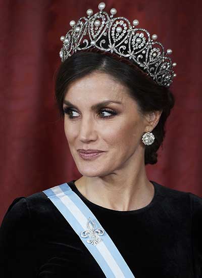 La tiara de la reina Letizia
