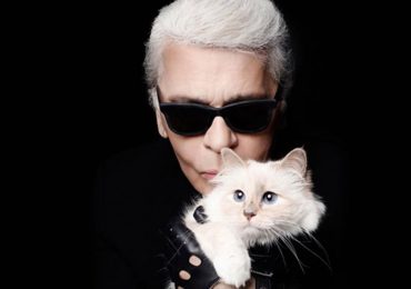 Choupette y Karl Lagerfeld