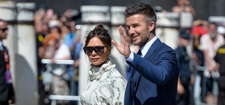 David Beckham y Victoria Beckham