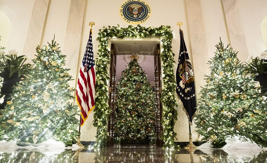 Christmas Arrived At The White House