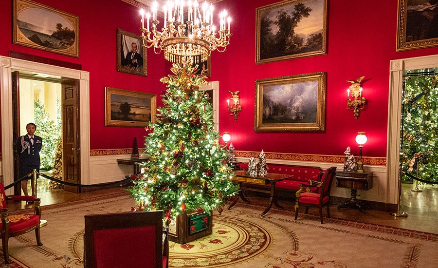 Christmas Arrived At The White House