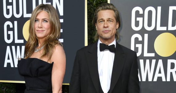 Brad Aniston y Jennifer Aniston juntos