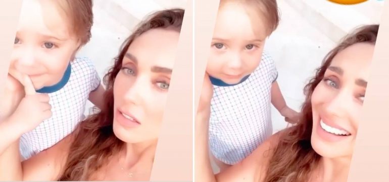 Anahí quiere darle de cenar enfrijoladas a su hijo