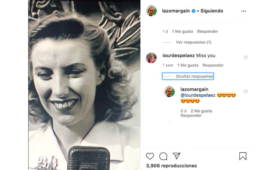 Instagram Lorenzo Lazo Lourdes Pelaez empresario