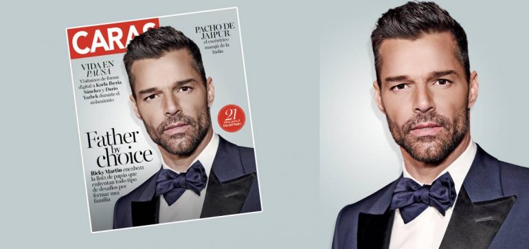 Ricky MArtin en portada de CARas México