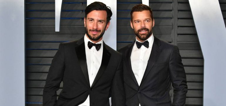 El apasionado beso de Ricky Martín y su esposo