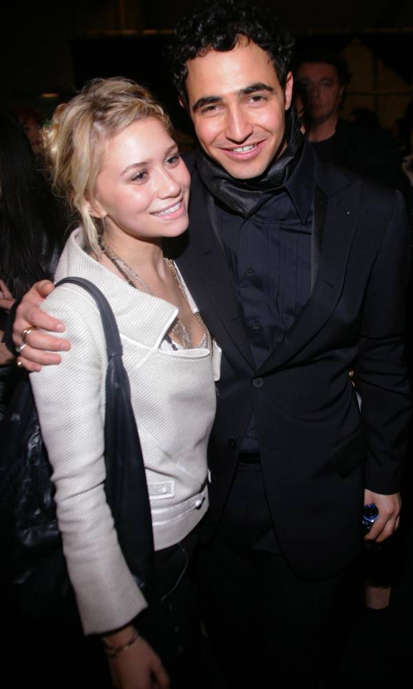 Ashley Olsen junto a Zac Posen