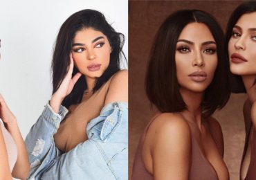 Hermanas idénticas Kim Kardashian Kylie Jenner
