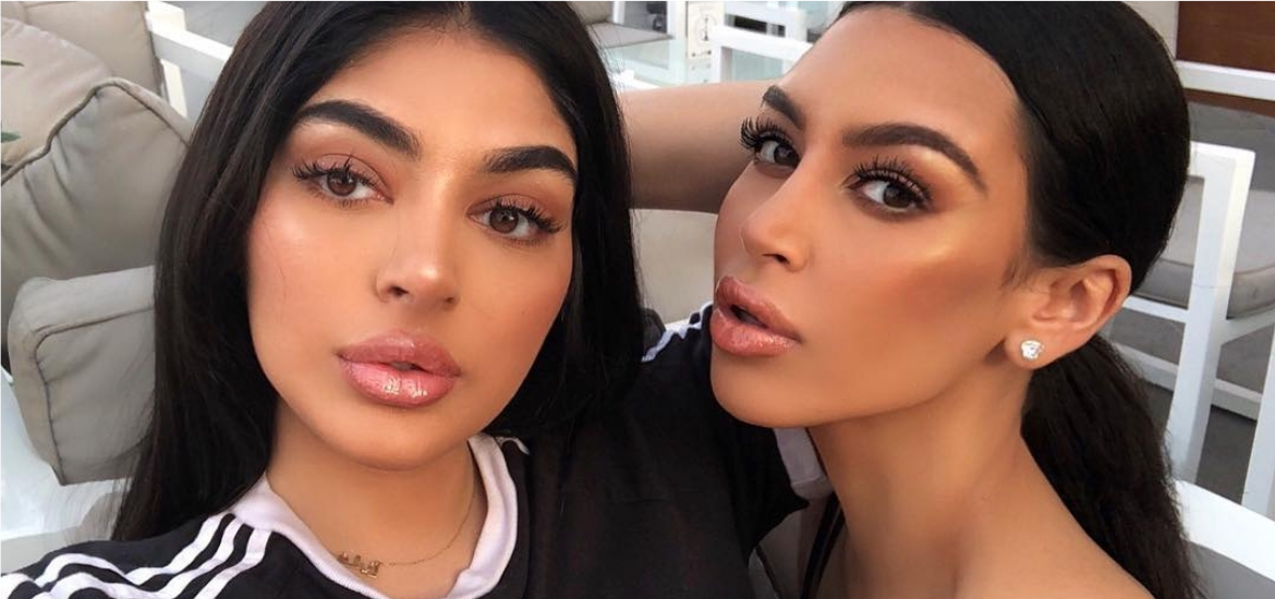Sonya Fyza Ali hermanas parecidas Kim Kardashian Kylie Jenner