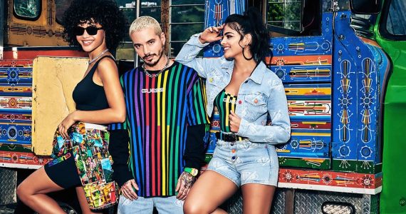 J Balvin pinta de colores a GUESS