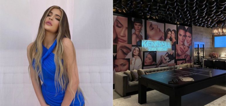 Kylie Jenner transforma sotano lujoso cine