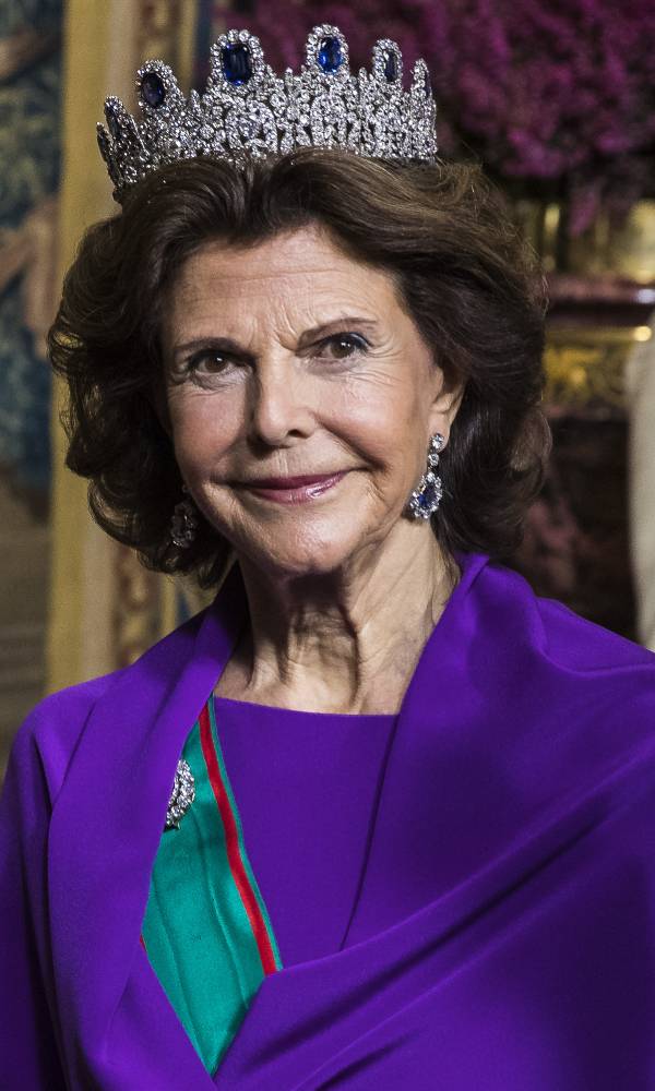 La reina sylvia de suecia