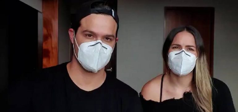 Brandon Peniche y Kristal Cid dan positivo a covid19