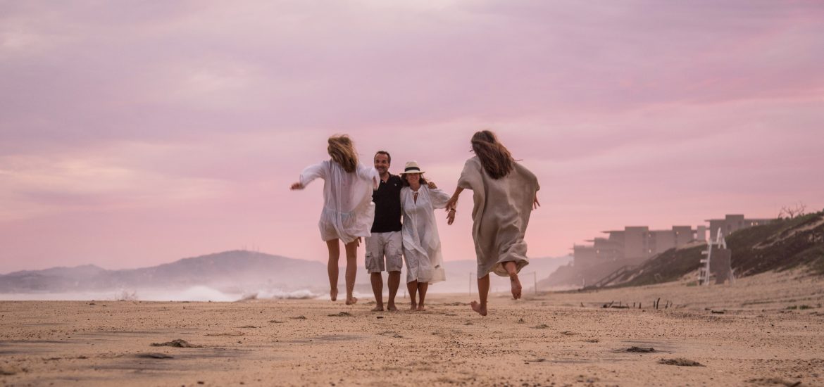 En una villa, con increíbles vistas al mar de Cortez, pudieron relajarse y disfrutar de los paisajes que el destino ofrece. 