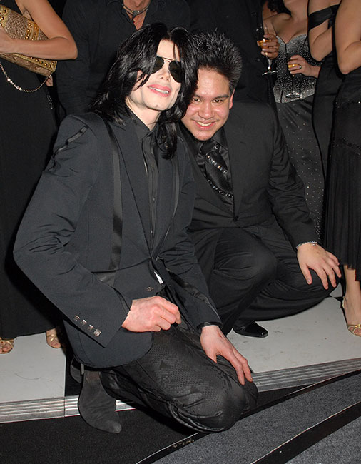 Michael Jackson con Azim