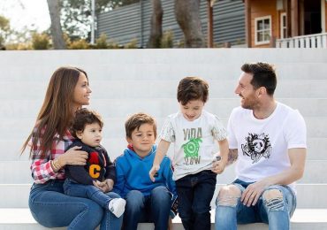 Leo Messi fotografía Navideña