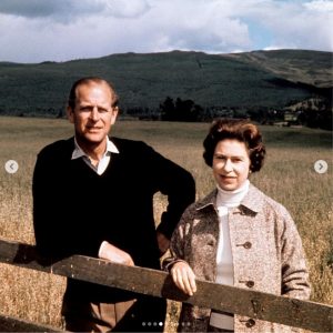 La Reina Isabel II y el Duque de Edimburgo