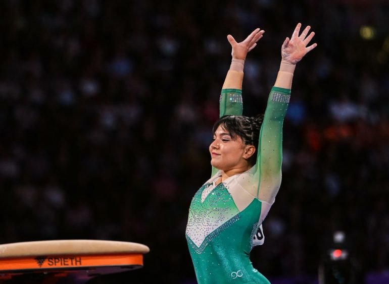 Alexa Moreno atleta mexicana de gimnasia
