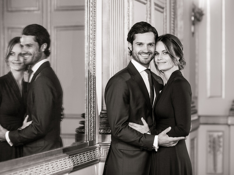 Carlos Felipe y Sofía de Suecia hijo