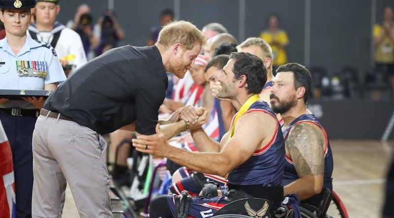 Documental de meghan y harry invictus games jugadores